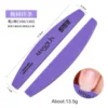 Lima esponja semicírculo violeta