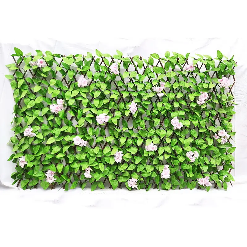 Artificial Hedge Laurel Leaf Garden Fence Wall Balcony Privacy
