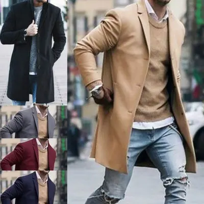 Модное Мужское Пальто Фото