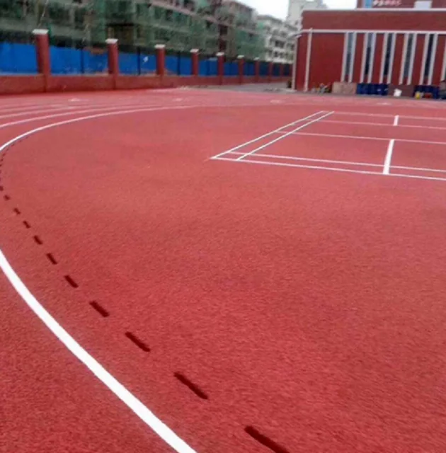 Sports floor environmentally friendly prefabricated plastic track