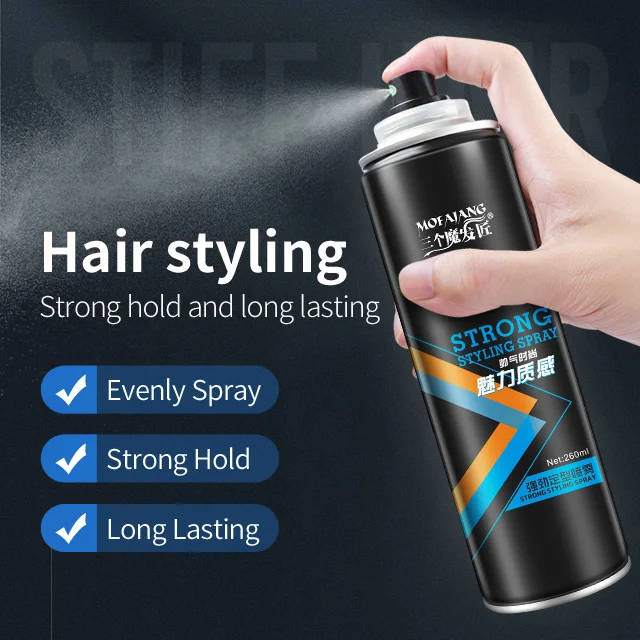 
Oem сильный удерживающий аэрозоль спрей для укладки волос с частной этикеткой 