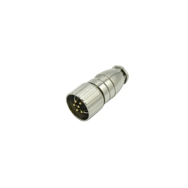 M23 Waterproof Power 6pin Male Plug and Female Socket Amphenol Connector