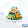 Refrigerador de resina para tienda de campaña Yunnan Haba Snow Mountain