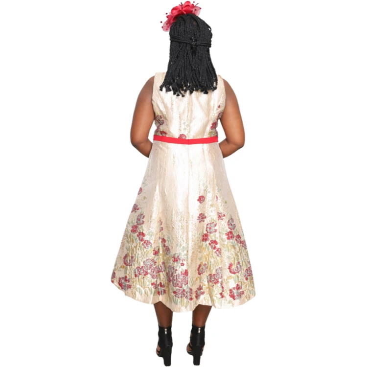 2022 Cheap Church Dresses For Black Women 2 Piece Skirt Set Elegant