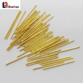 Hot sale Gold Plated Cnc Parts Female Male Spring Loaded Connector Conductive Elastic Telescopic Probe Pogo Pin