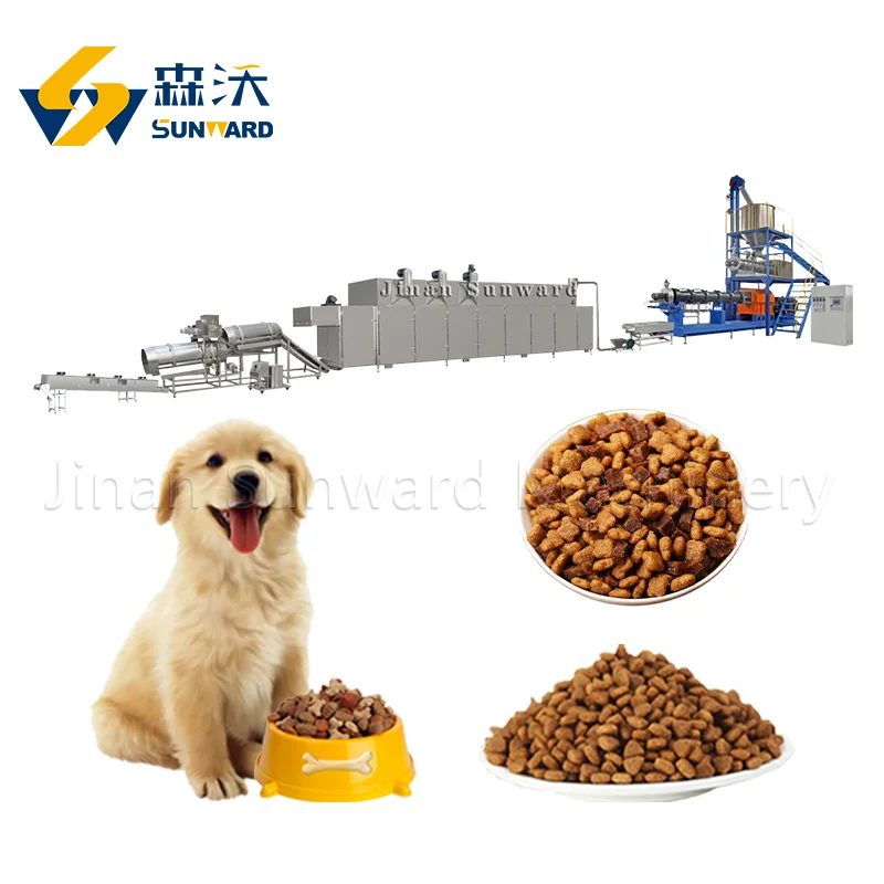 Kitten Feed Making Machine Dog Puppy Biscuits Machinery Pet Cat Food Extruder Machines Price