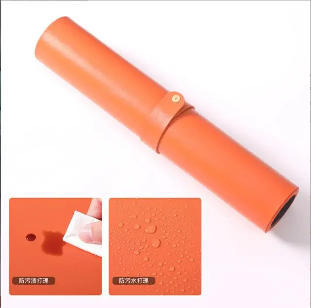 70*35cm Custom Dualsided Minimalist Style Leather Desk Pad Waterproof