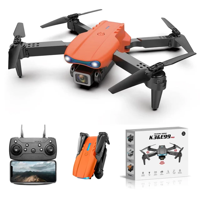 E99 Pro K3 Professional Rc Drones With Hd 4k Dual Camera Remote Control Toy Mini Drone Toys
