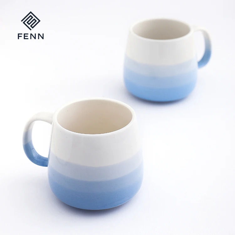 FENN Custom Printed 13oz Coffee Ceramic Mugs Ceramic Cup with customized logo Wholesale Ceramic Sublimation Mug Gift