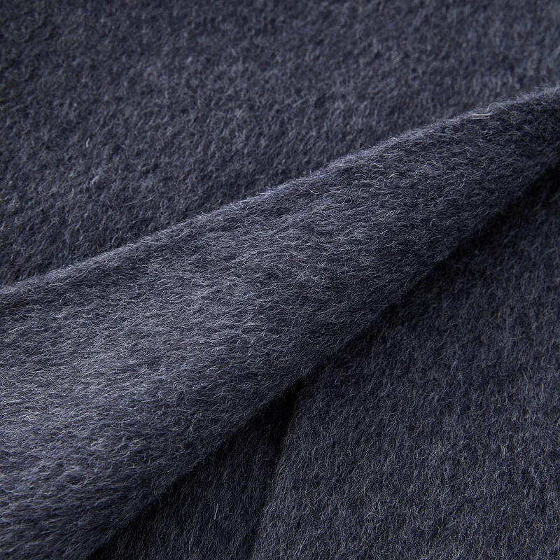 New Styles Double-faced Womens Wool Cashmere Trench Coat With Button