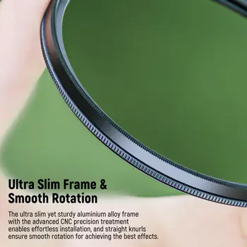Camera Lens MC CPL Filter NEEWER 77mm Polarizer Filter MC CPL Circular Polarizing Filter With HD Optical Glass detail image