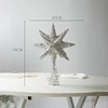 9.84-inch silver 18-point star