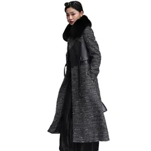 Fur One series ODM high-quality hand-made cashmere & woolen overcoats custom Factory