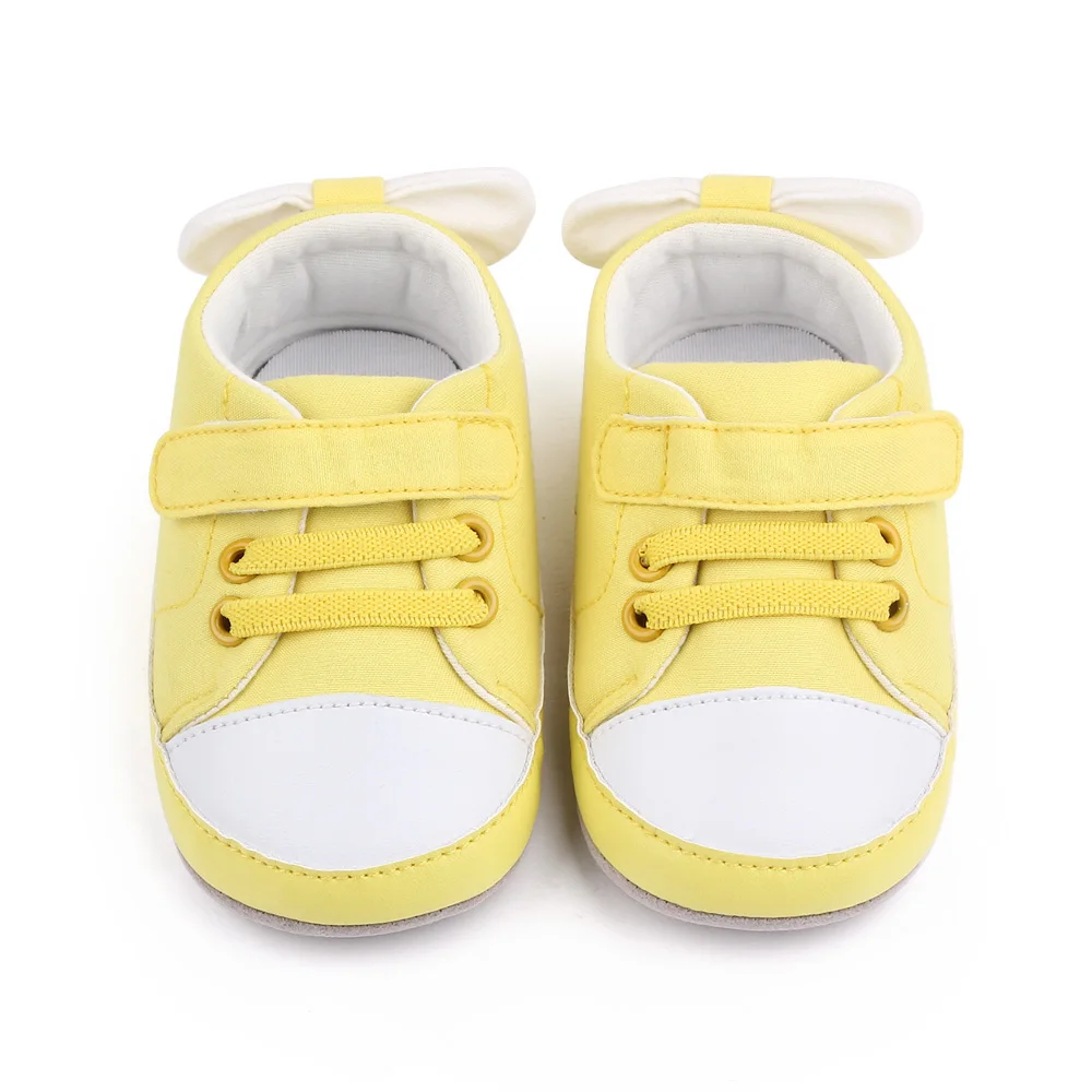 New Arrival Casual Baby Shoes Boys Girls TPR Sole Red Yellow Baby Toddler Shoes  Wholesale manufacture
