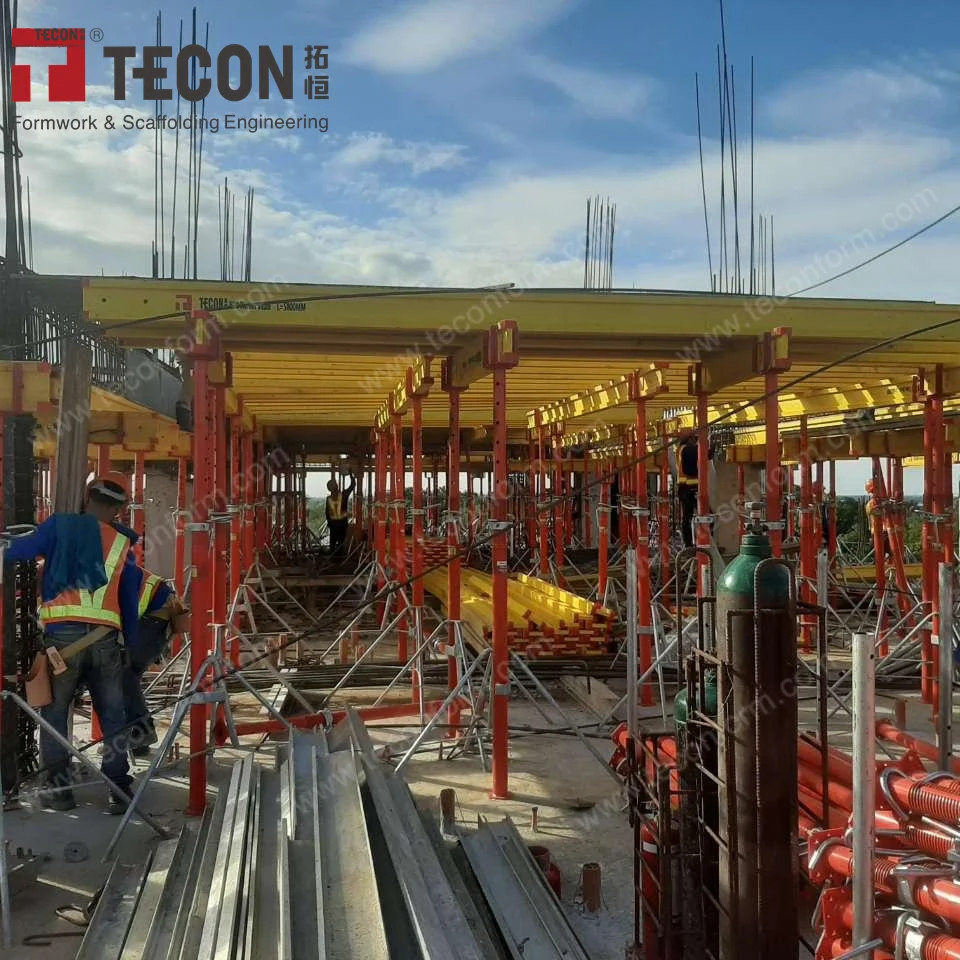 TECON H20 Timber Beam System Slab Concrete Formwork Flexible Assemble Multiple Beams for Commercial Buildings Construction