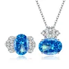 Suit+OShaped chain (sea blue)