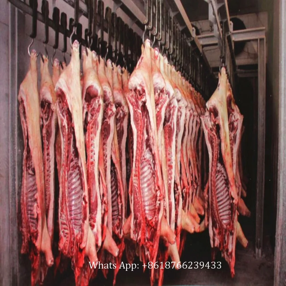 Fully automatic cattle carcass slaughterhouse hook pipe rail for slaughterhouses