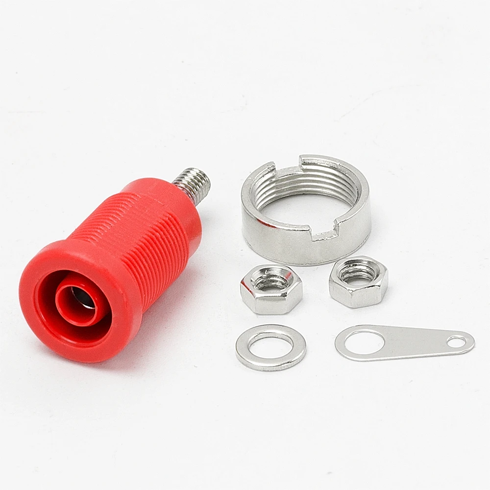 4mm Safety Banana Plug Screw Terminal Banana Biding Post Nickel Plated