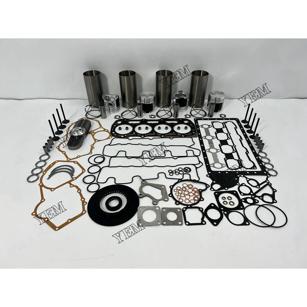 404D-22T Repair Kit With Full Gasket Set Cylinder Piston Rings Liner Bearing Valves for Perkins