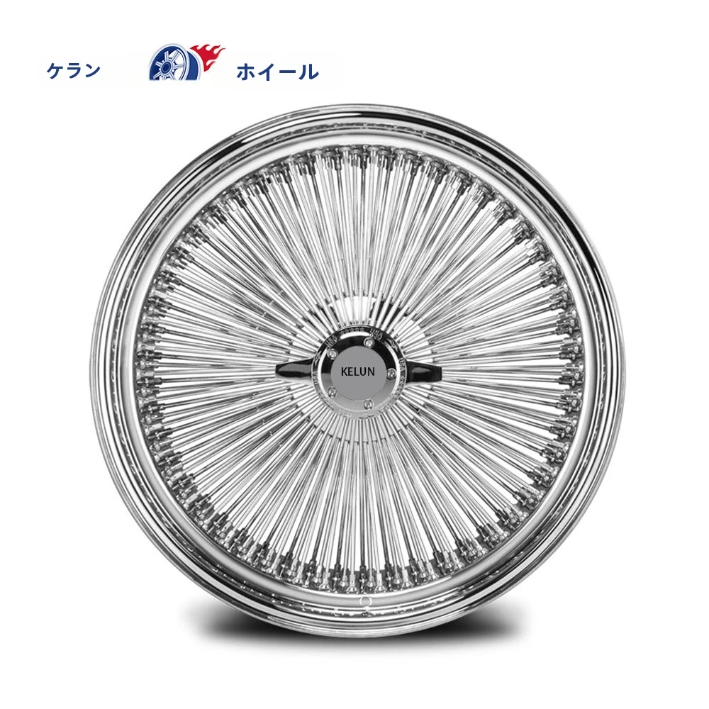 DAYTON ノックオフ　ワイヤーホイール 新しい20インチディープディッシュオールゴールド100スポーク