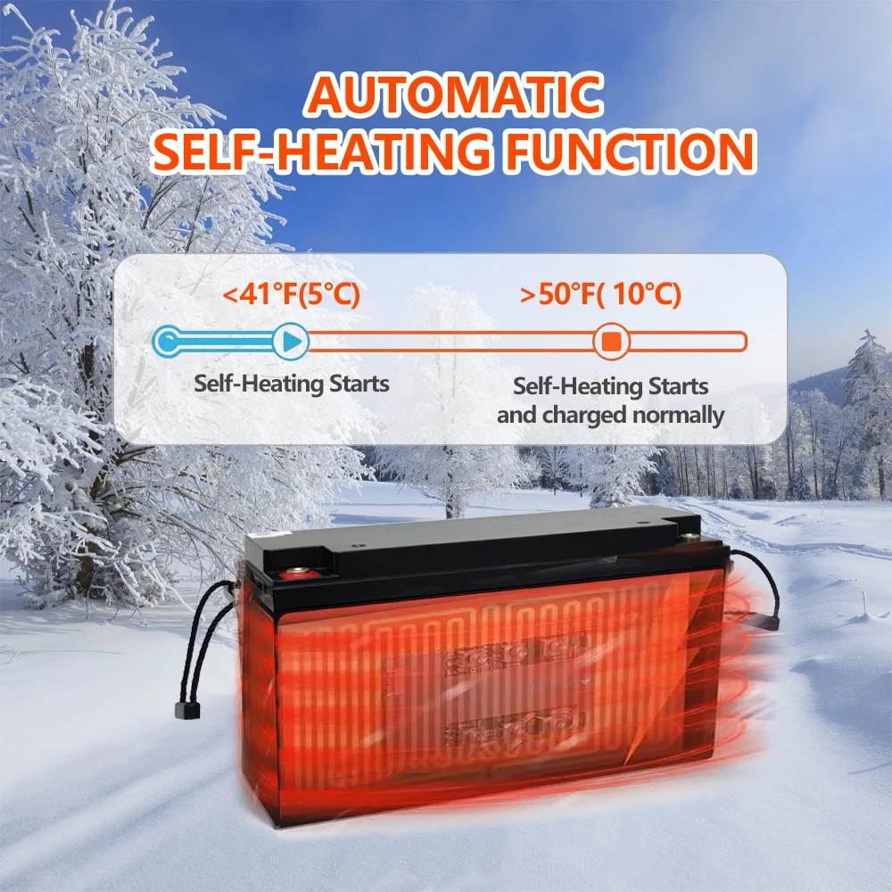 Deep Cycle IP67 Marine Lifepo4 Bateria 12v 100ah Lithium Battery Pack Trolling Motor Boat Kayak 12 V 100 Ah Lifepo4 Battery