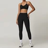 Black bra&leggings
