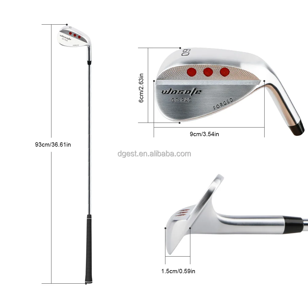 Wholesale Custom Cnc Milling Golf Clubs Wedge Sliver Men's Right