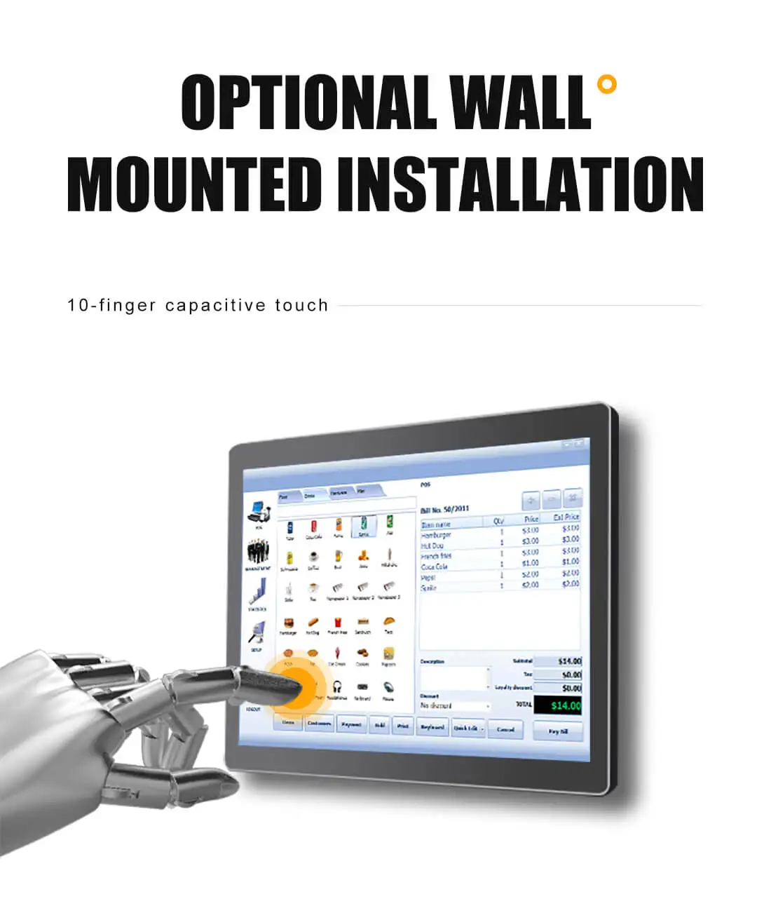 Premium 17-Inch POS Terminal: OEM-Ready with Branding Flexibility