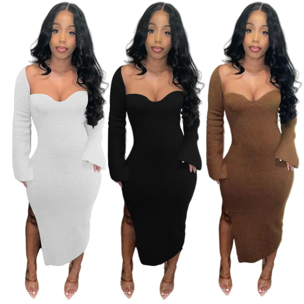 Ribbed Dresses Girls Clothing 
