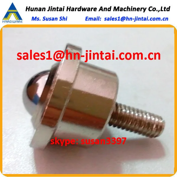 Rigging Hardware Eye Bolt Table Ball Sliding Bearing Conveyor Rubber Wheel Rail Universal Ball Rollers