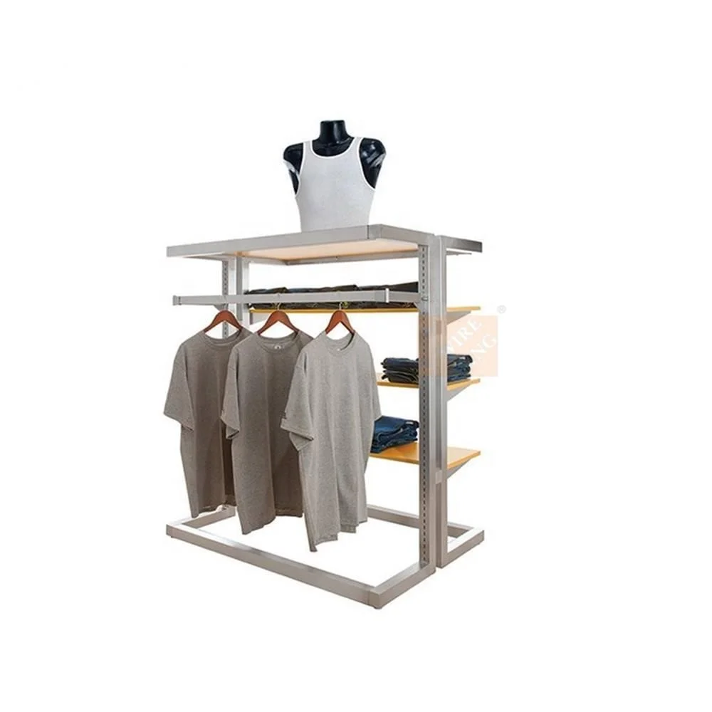 Customized Design Clothes Display Racks Clothing Display Rack Skirt T