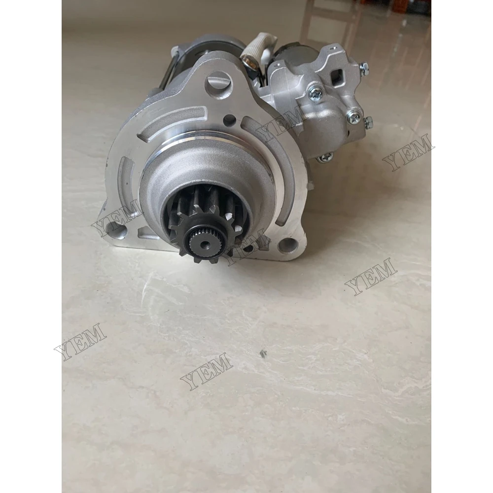 For Mitsubishi D12D D12E EC360 Starter Motor Genuine Engine Parts 5
