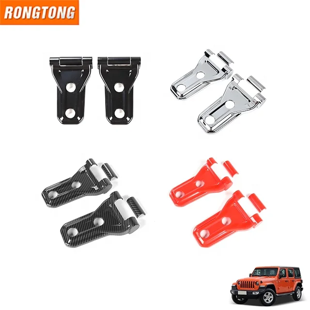 Car Accessories Abs High Quality Carbon Fiber Door Hinge Covers For Jeep  Wrangler Jt/jl 2018+ - Buy Hinge Covers,Door Hinge Cover Plate Product on  