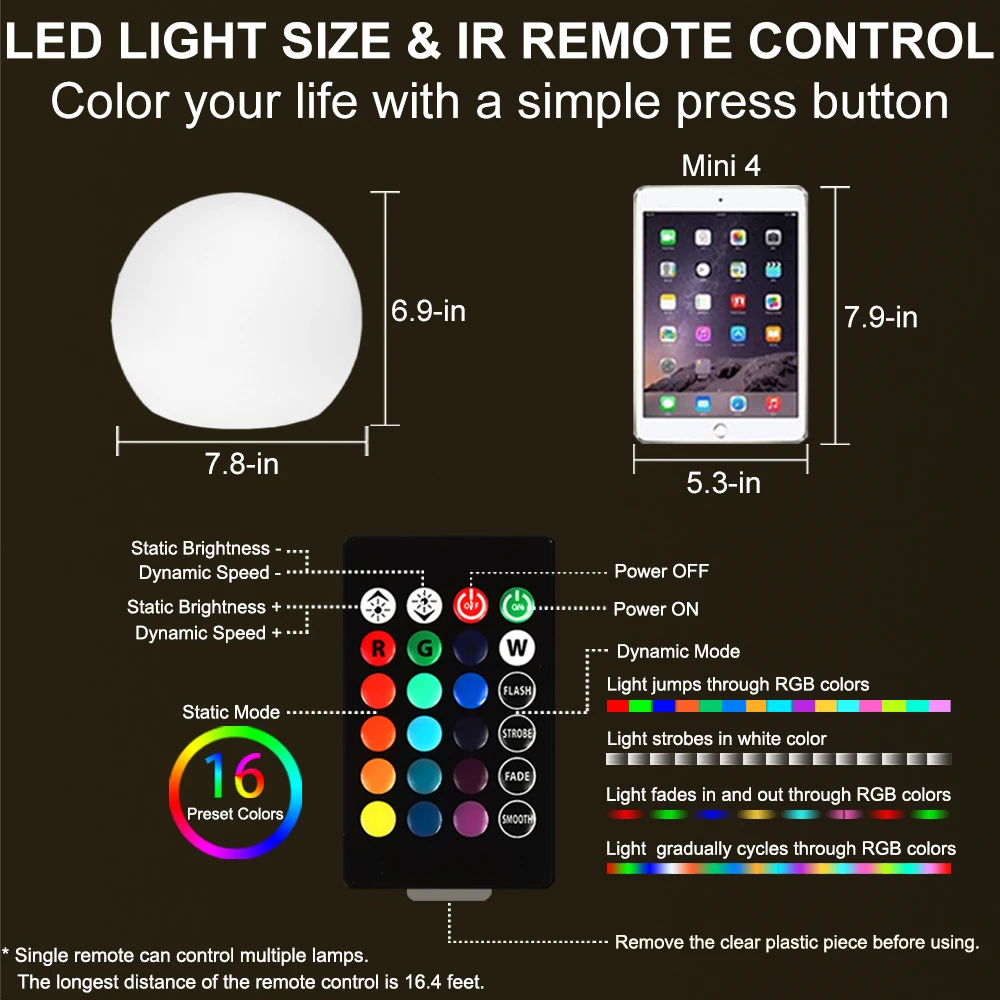 product rgb led ball indoor outdoor use decra creative lights and ambient lights for pool and seaside led ball-3