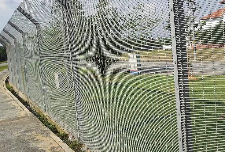 product south africa clearvu anti climb prison fence panels 358 wire mesh anti climb high security mesh fencing-7