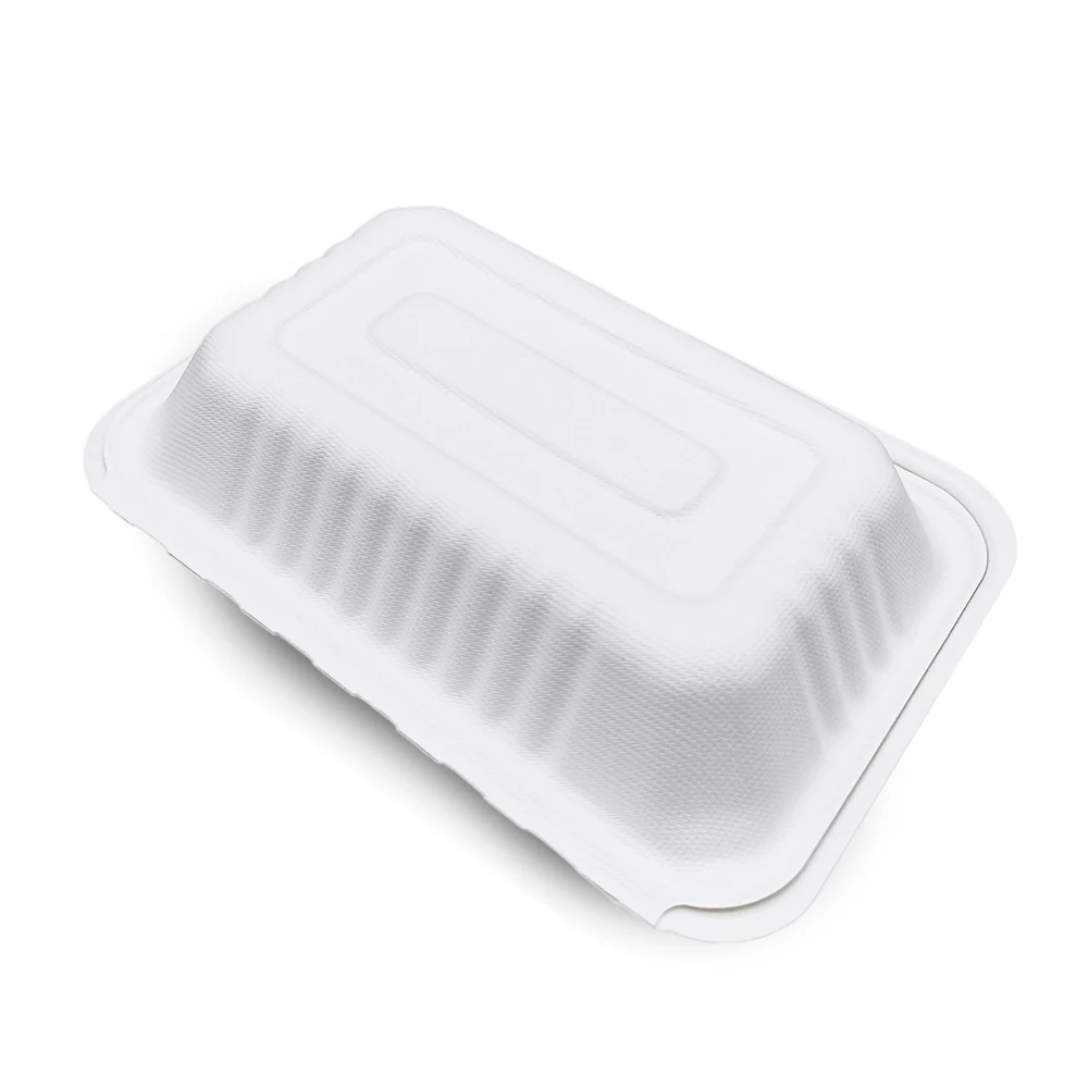 Biodegradable Disposable Fast Food Double Grid Lunch Box Buy