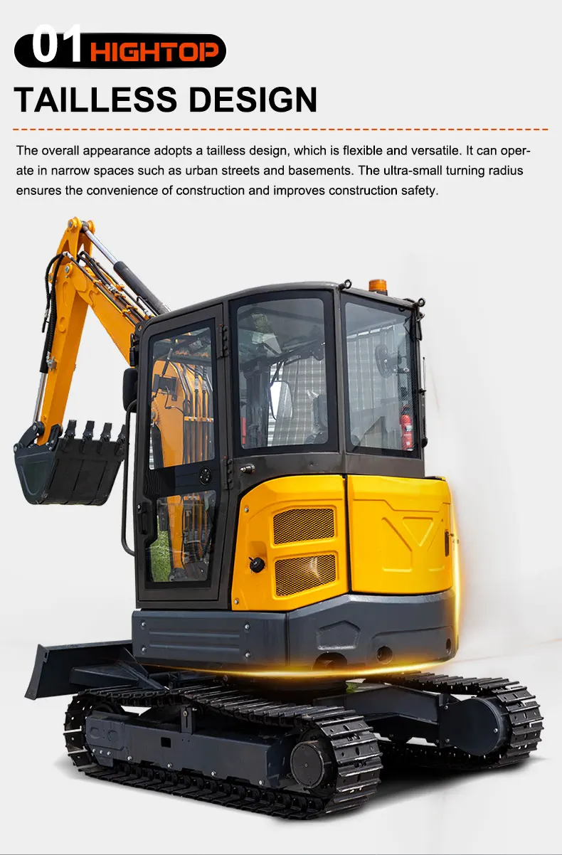 product canada best selling 35ton 4 ton cabin excavator cheap price mini pelle epa approved-5