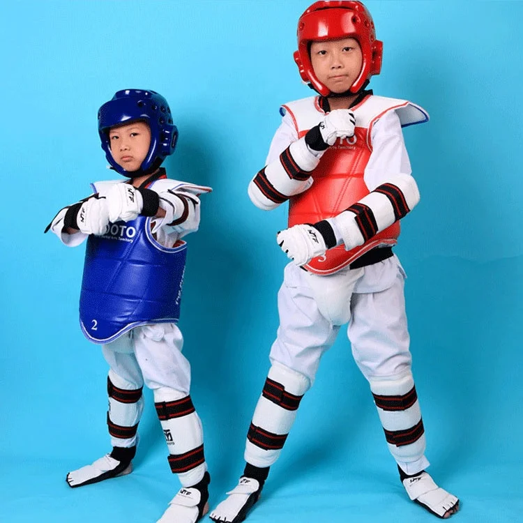 
 Индивидуальный Логотип, защита для тела тхэквондо/набор спаррингов для тхэквондо/снаряжение для тхэквондо для детей  