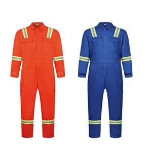 Wear-resistant Breathable Overalls Reflective Strip Long Sleeve Conjoined Protective Welder Steel Machinery Coal Mine Polyester