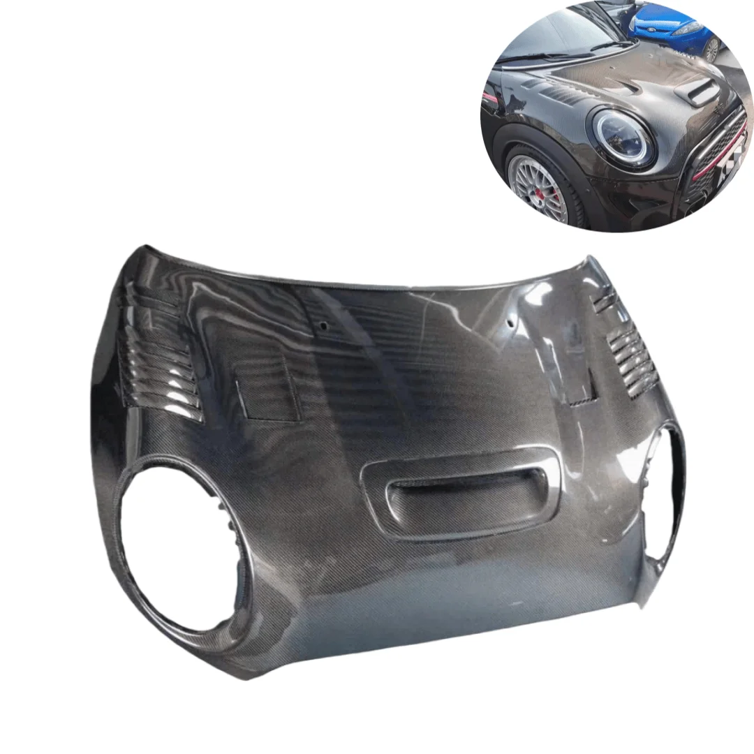AG Style New Carbon Apex Mini Cooper F55 F56 F57 Carbon Fiber Bonnet Engine Cover