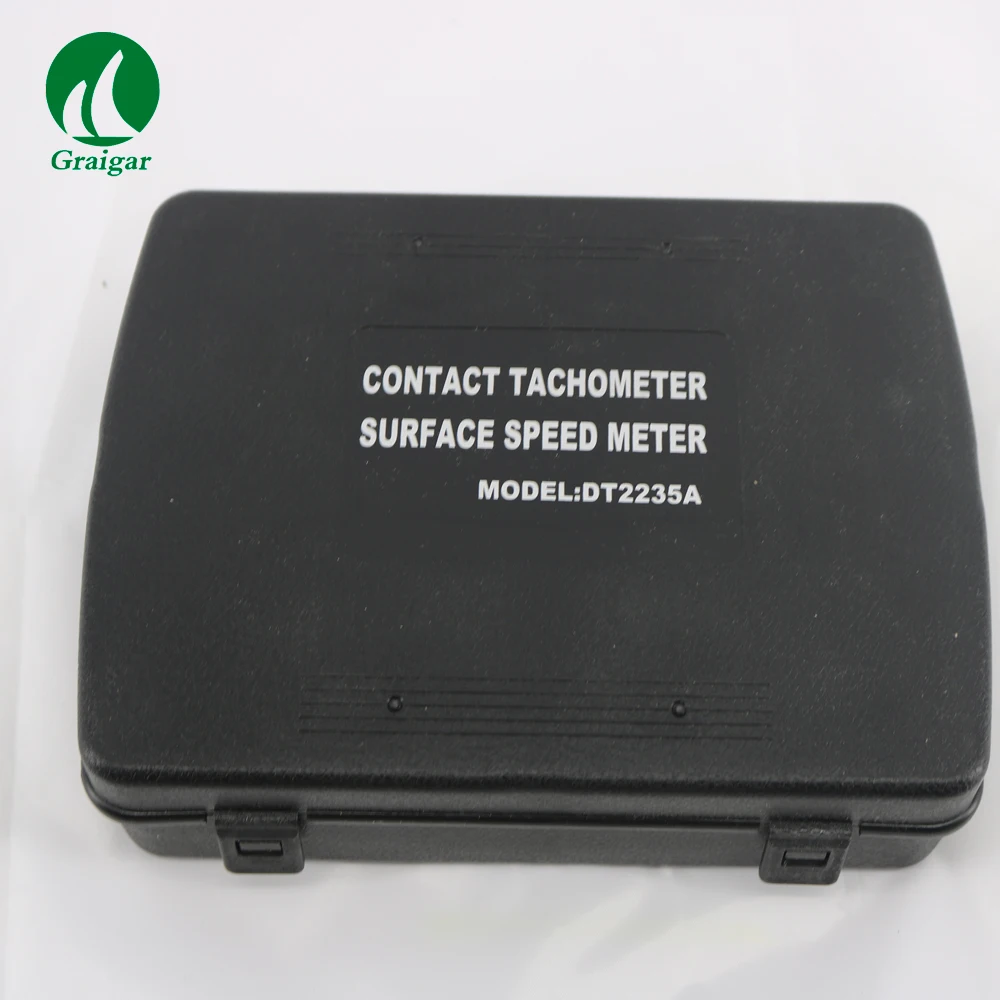 DT2235A光电转速表激光接触转速表0.5至19,999rpm