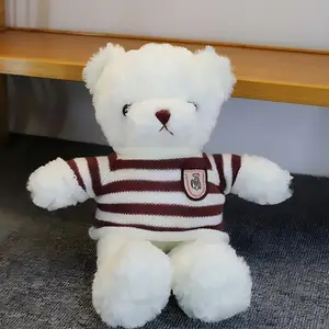 Shengye Factory Direct Wholesale 30cm Mini Soft Toy Stuffed Animal Teddy Bear Company Logo T-shirt Cloth Small Plush Teddy Bear