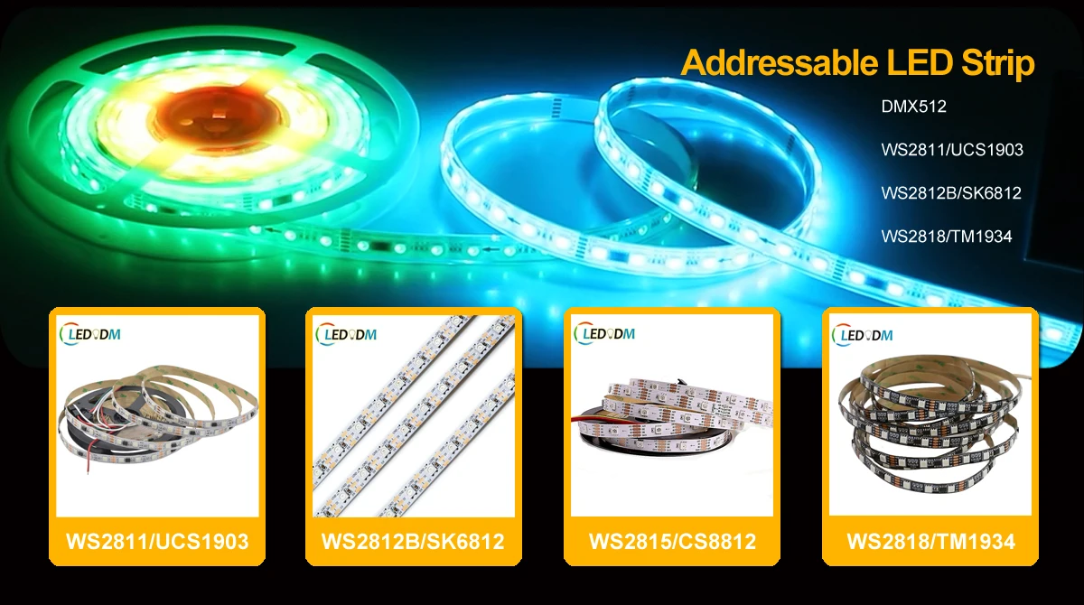 Rgb Pixel Led Strip Programmable Magic Addressable Led Light Strip Rgbw ...