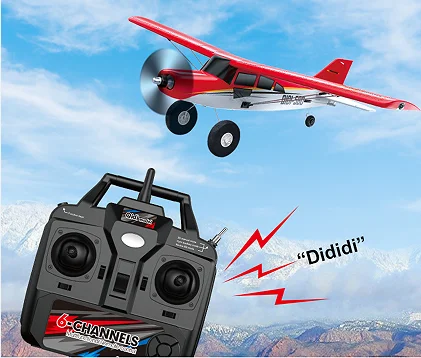 QIDI560 One-click Stunts Mohr Practice Planes Model 1504 Brushless Motor 4CH 2.4Ghz Remote Control Toys New Flyer Christmas Gift
