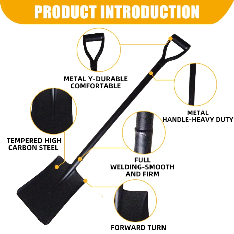 Agricultural Tools Carbon Steel Shovel&spade Welding Spade With Welded