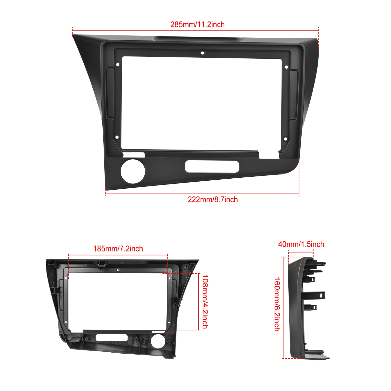 Podofo 2din Android Auto Electronics Car Radio Autoradio 9'' For Honda Crz(lefthand Drive) 2010