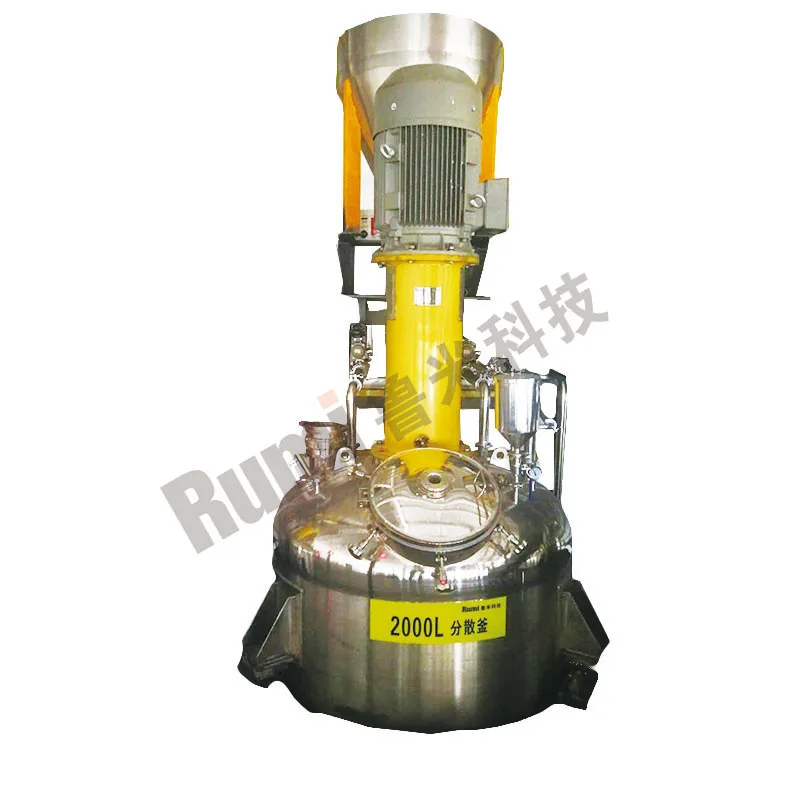 5005000l Industrial Platform Fixed Tank Batch Paint Mixing Kettle