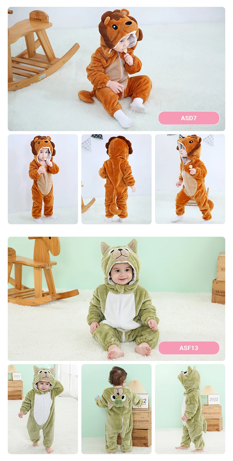 Michley Animal Boys' Girls' Baby Romper Jumpsuit Winter Newborn Clothes