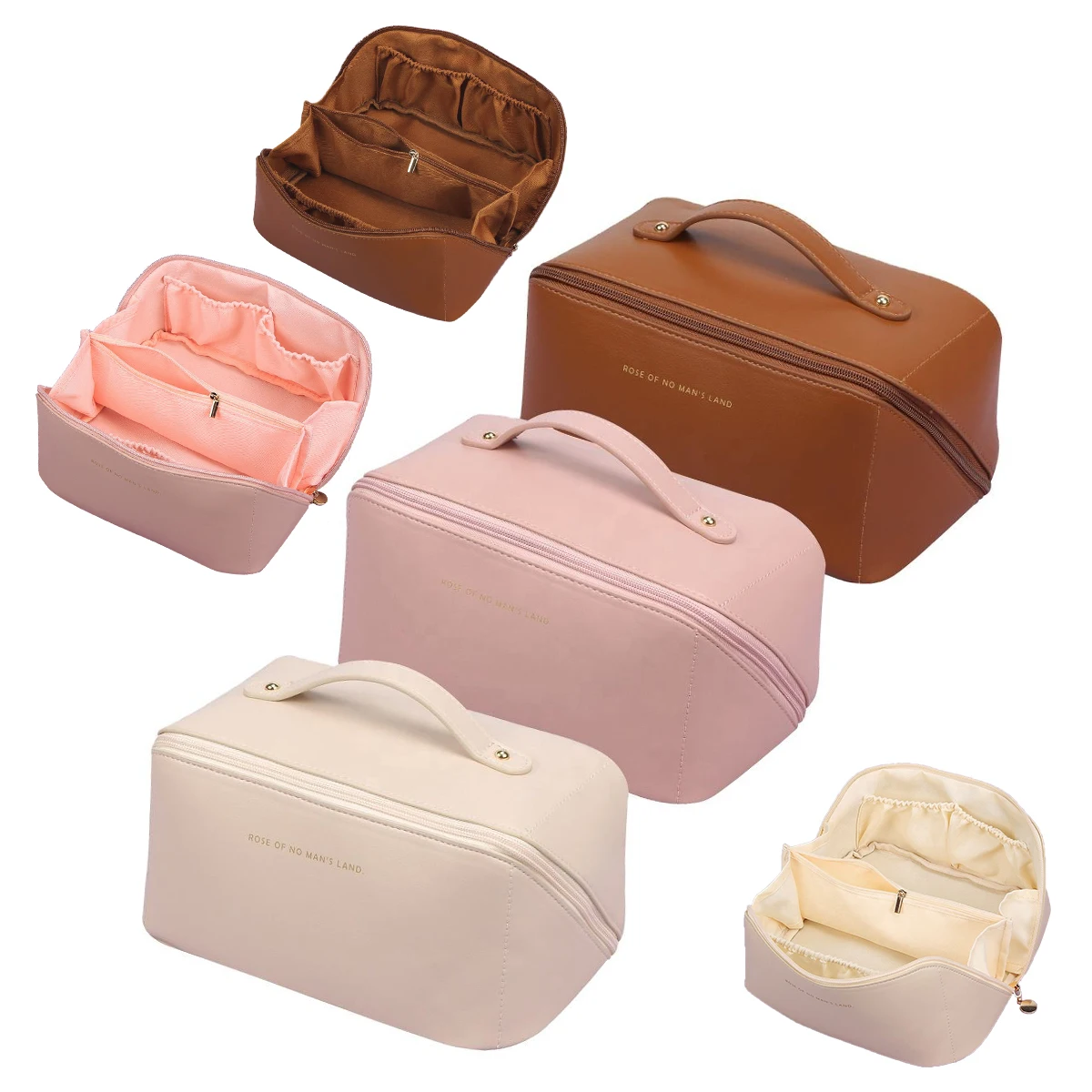 Wholesale Cosmetic Bag Bulk Women Travel Portable Makeup Organizer