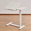 Escritorio regulable en altura neumático blanco perla